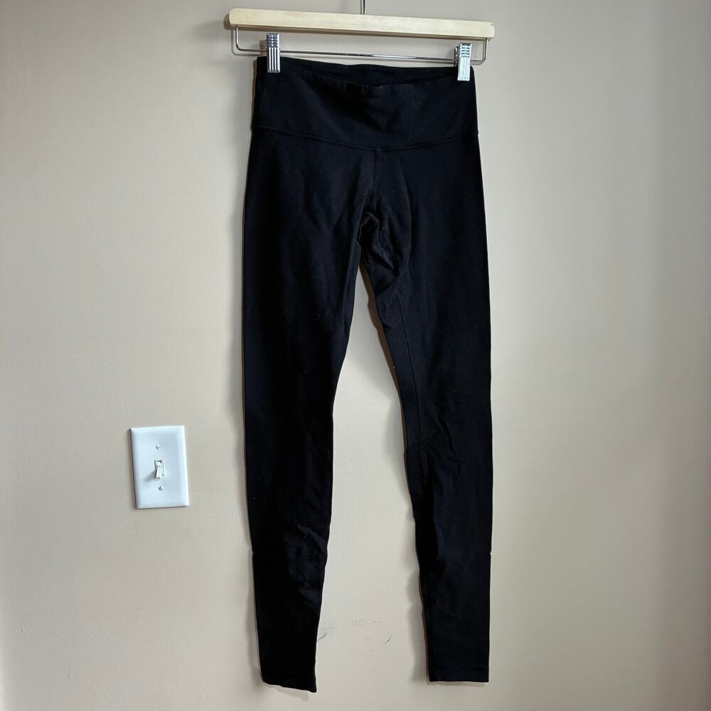 Lululemon full length black leggings women's 4 athletic pants casual workout